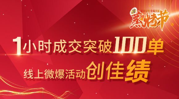 科恩蒸烤節(jié) | 線上微爆創(chuàng)佳績，1小時成交115單！